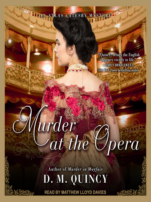 Title details for Murder at the Opera by D.M. Quincy - Available